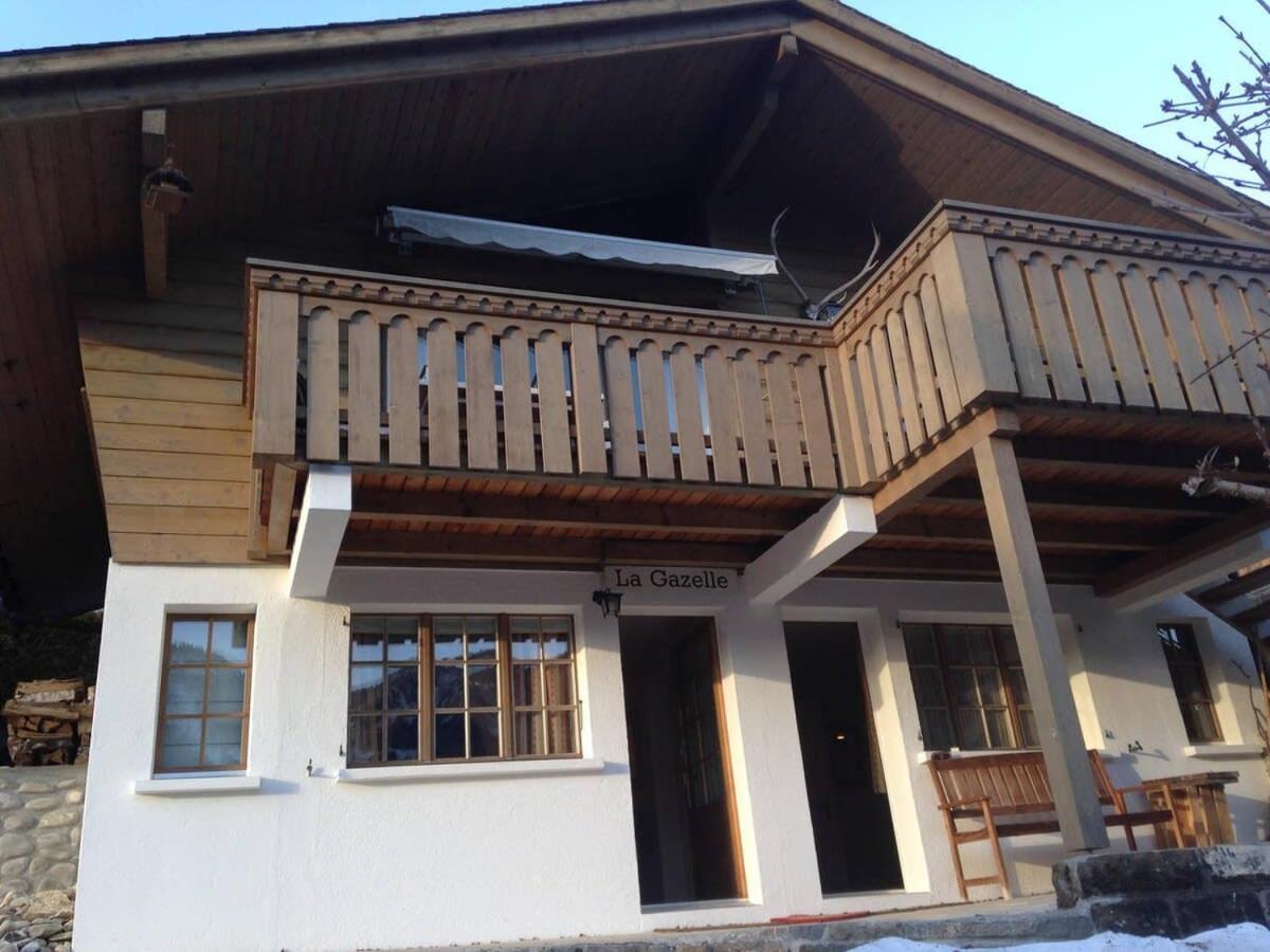 Alp Sunrise - Top View Cozy Chalet Villa Rougemont Exterior foto